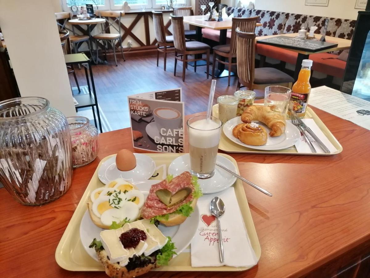 Pension Sanddorn Mit Cafe Carlssons Binz Buitenkant foto