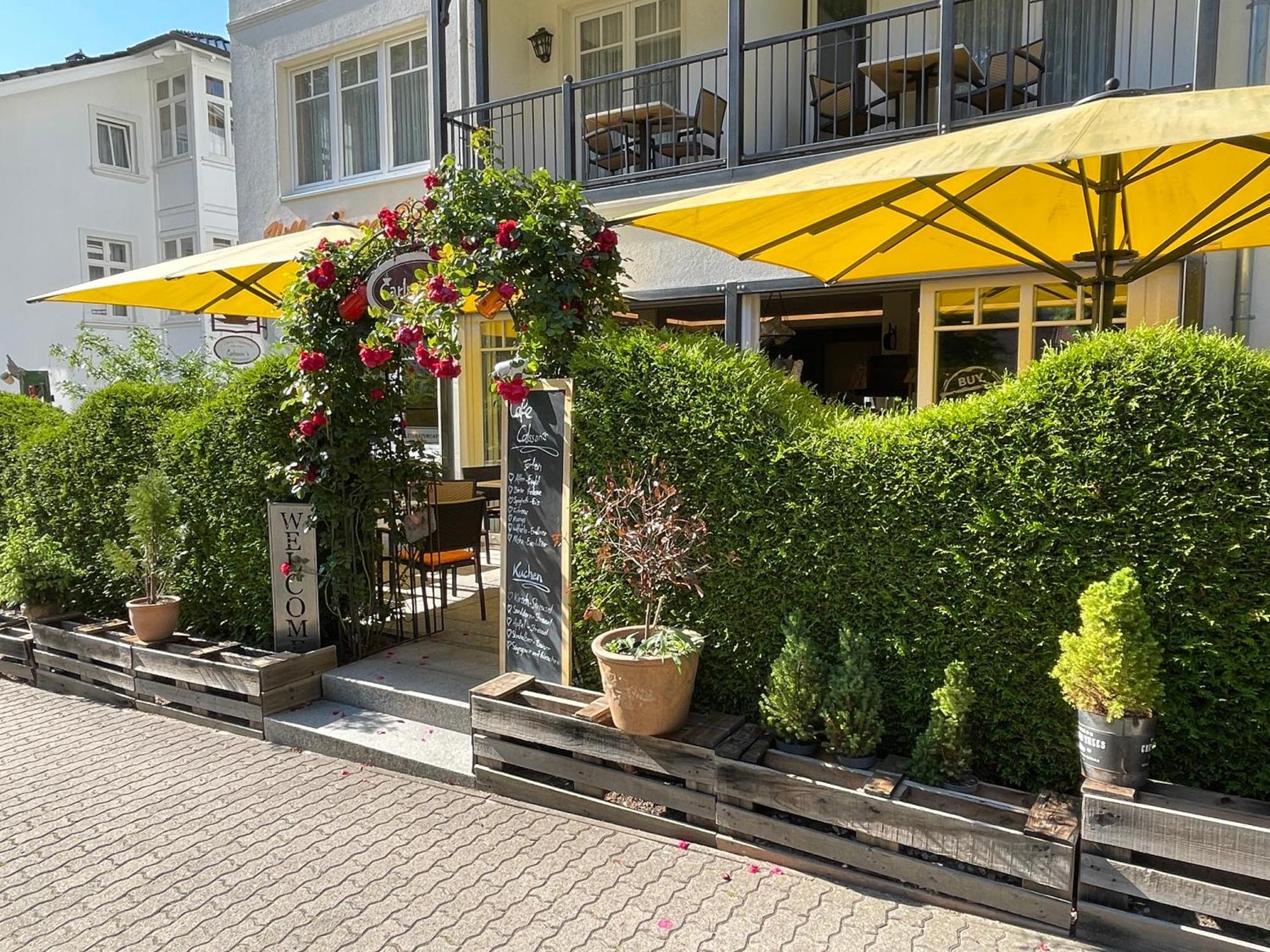 Pension Sanddorn Mit Cafe Carlssons Binz Buitenkant foto