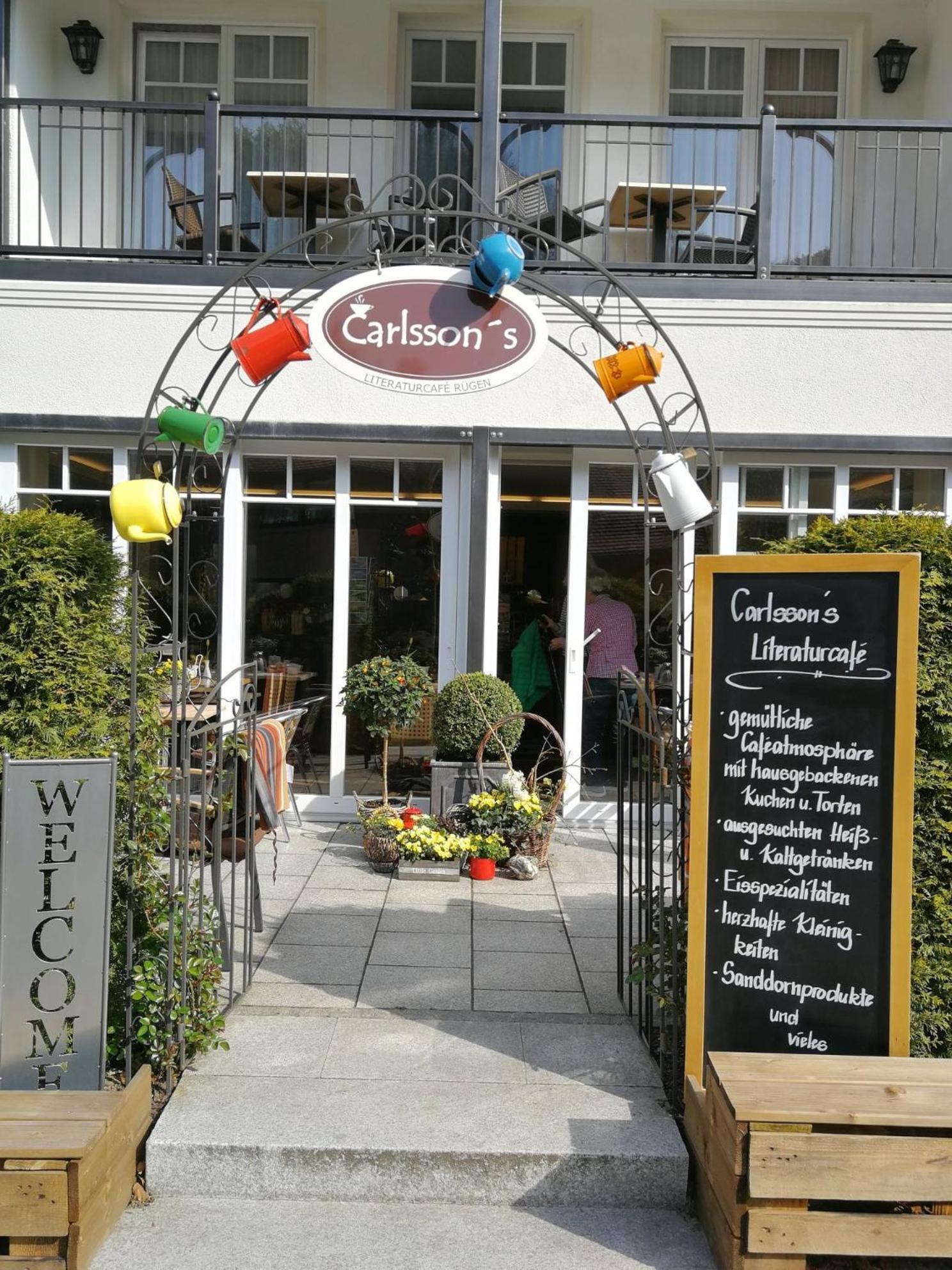 Pension Sanddorn Mit Cafe Carlssons Binz Buitenkant foto